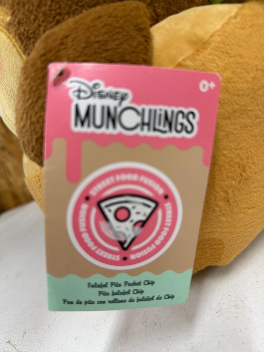 Disney Munchlings Chip Falafel Pita Pocket Plush Street Food Fusion - Picture 3 of 9